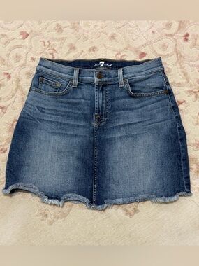 7 For All Mankind mini skirt